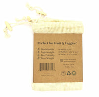 Reusable Cotton Produce Bags- 3PK