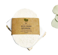 Loofah Dish Sponge: Single Layer 3-Pack