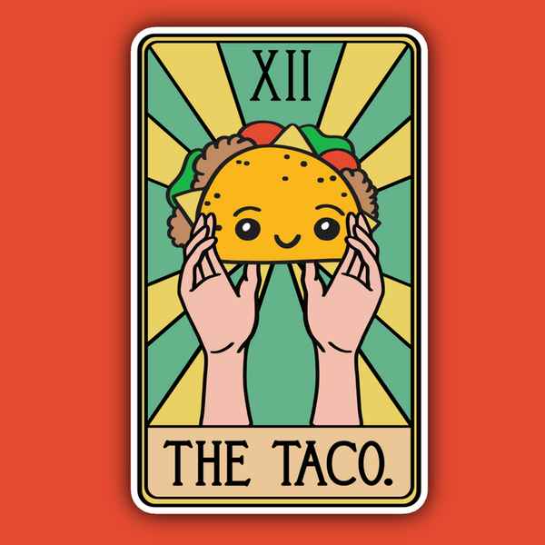 The Taco Tarot Card Magnet